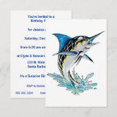 マリンの大ジャンプ 招待状 (正面/裏面)