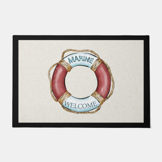 マリンウェルカムドアマット ドアマット (正面)