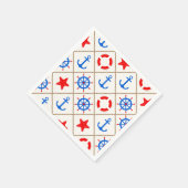 マリンウォーク。 スタンダードカクテルナプキン (角)