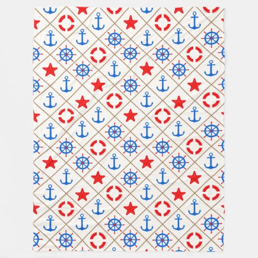 マリンウォーク。 フリースブランケット (正面)