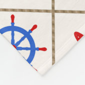 マリンウォーク。 フリースブランケット (角)