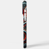 マリンエレガンス鮮やか:タコデザイン Case-Mate iPhoneケース (裏面 / 左)