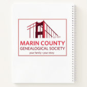 マリンカウンティ系図学ノート ノートブック (裏面)