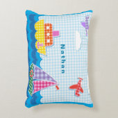 マリンクラフト海航空機のパーソナライズ青空 アクセントクッション (正面(垂直))