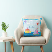 マリンクラフト海航空機のパーソナライズ青空 クッション (椅子)