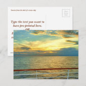 マリンサンライズ ポストカード (正面/裏面)