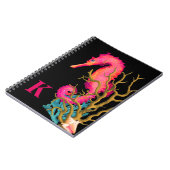 マリンシーホースピンクシック ノートブック (左側)