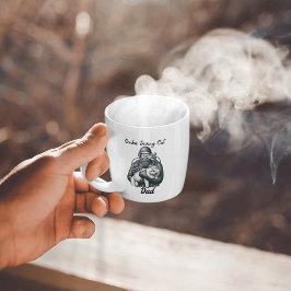 マリンスキューバダイビングキャットパパ コーヒーマグカップ