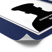 マリンスクラップブックフォトコラージュ ポスター (角)