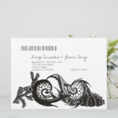 マリンスケッチ招待状 招待状 (スタンド正面)