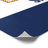 マリンテイメのウェルカムベイビー！男の子ベイビーシャワーの写真小道具 ポスター (角)