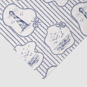 マリンテーマブルーストライプホワイトライトハウスシップ 薄葉紙 (詳細)