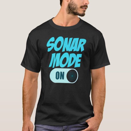 マリンバイオロジスト上のソナーモード Tシャツ (正面)