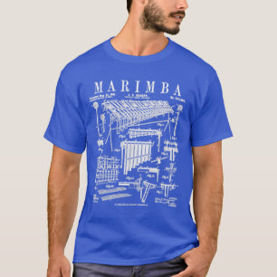 マリンバプレーヤーパーカッションミュージカル楽器ヴィンタ Tシャツ