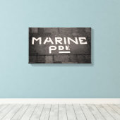 マリンパレード，ネーピア，ニュージーランド キャンバスプリント (インサイチュ (ウッドフロア))