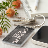 マリンパレード,ネーピア,ニュージーランド キーホルダー (正面右)