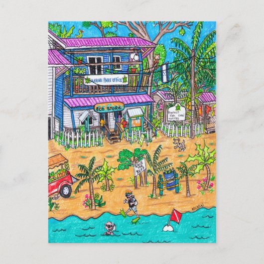 マリンパークオフィスカード ポストカード (正面)