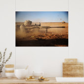 マリンファイヤー。50口径ライフル ポスター (キッチン)