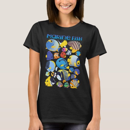 マリンフィッシュコレクション1 Tシャツ (正面)