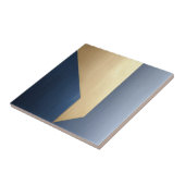 マリンブルーと黄金のセラミックタイル タイル (側面)