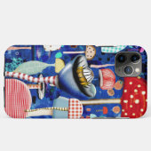 マリンブルーギンガム Case-Mate iPhoneケース (裏面(横))