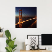 マリンヘッドランズからのゴールデンゲートブリッジ ポスター (ホームオフィス)