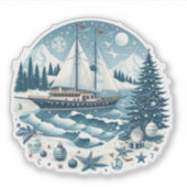 マリンボーティングヨット シール (正面)