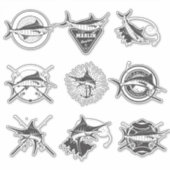 マリンメカジキ シール (正面)