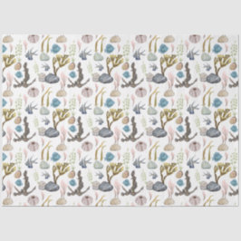 マリンライフシリーズデザイン10ティッシュペーパー 薄葉紙