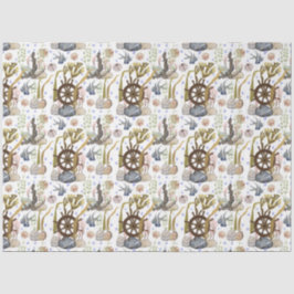 マリンライフシリーズデザイン11ティッシュペーパー 薄葉紙