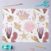 マリンライフシリーズデザイン23ティッシュペーパー 薄葉紙 (クラフト)