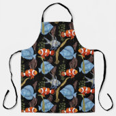 マリンライフシリーズデザイン33エプロン エプロン (正面)