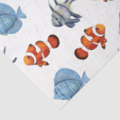 マリンライフシリーズデザイン4ティッシュペーパー 薄葉紙 (詳細)