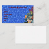 マリンライフ水中コーラルリーフプロファイルカード 名刺 (正面/裏面)