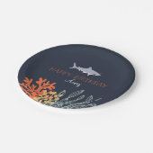 マリンライフ誕生日 ペーパープレート (アングル)