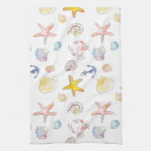 マリンライフ&いかり キッチンタオル (縦)