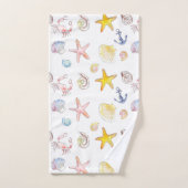 マリンライフ&いかり バスタオルセット (ハンドタオル)