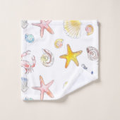 マリンライフ&いかり バスタオルセット (ウォッシュタオル)