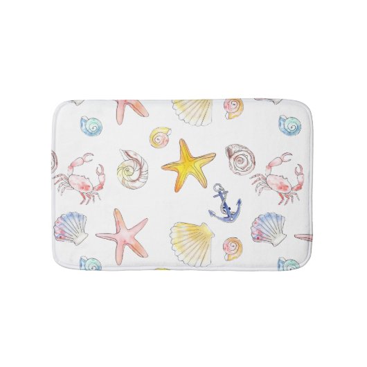 マリンライフ&いかり バスマット (正面)