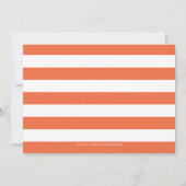 マリンライフ ベビーシャワー 招待状 (裏面)