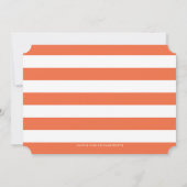 マリンライフ ベビーシャワー 招待状 (裏面)