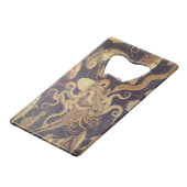 マリンライフ、ポンペイのモザイク クレジットカード栓抜き (裏面アングル)