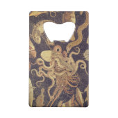 マリンライフ、ポンペイのモザイク クレジットカード栓抜き (裏面)