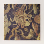 マリンライフ、ポンペイのモザイク ジグソーパズル (横)