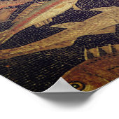 マリンライフ、ポンペイのモザイク ポスター (角)