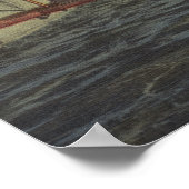 マリンランド，フロリダ食べ物を与え州 – 海老の景色 ポスター (角)