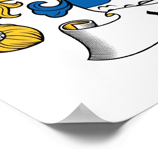 マリン家紋 ポスター (角)