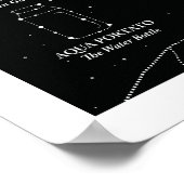 マリン郡の夜空 ブラック ポスター 16x20 (角)