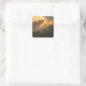 マリン郡の海岸霧の中のセコイノキ スクエアシール (バッグ)