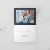 マリン風ウェディング サンクス カード (内部)